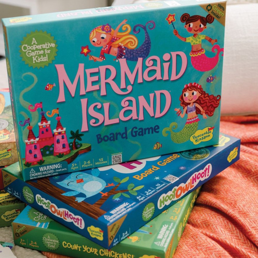 Peaceable Kingdom Mermaid Island - A Peaceable Kingdom Cooperative Game | Toys Board Games