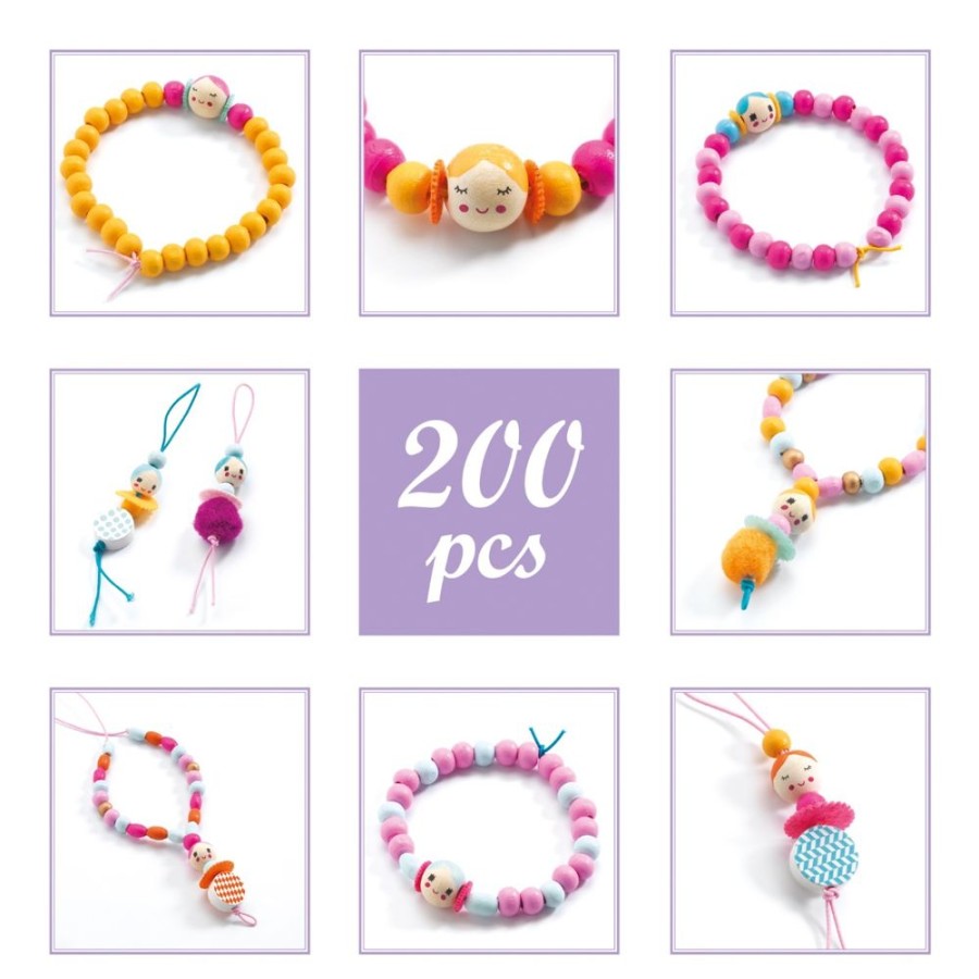 Djeco Djeco Jewellery Kit Beads And Figurines | Sew & Knit Beads & Jewellery Making