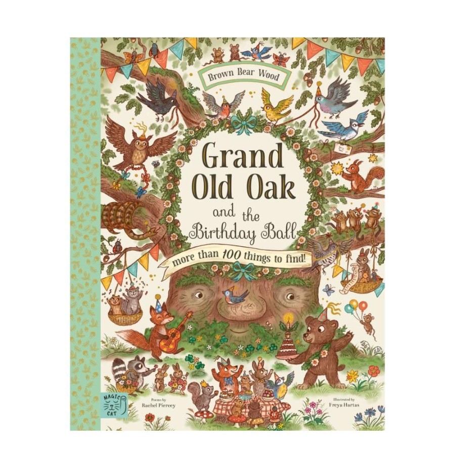 Petit Collage Brown Bear Wood - The Grand Old Oak & The Birthday Ball | Toys Books