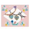 Djeco Djeco Friendship Bracelets Kit - You & Me - Friendships And Hearts | Sew & Knit Beads & Jewellery Making