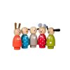 Moulin Roty Moulin Roty 5 Assorted Wooden Characters La Grande Famille | Toys Dolls, Dolls Houses & Playsets