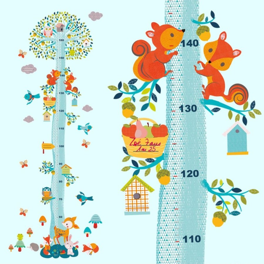 Djeco Djeco Height Chart - Woodland Friends | Kids Room Decor & Height Charts