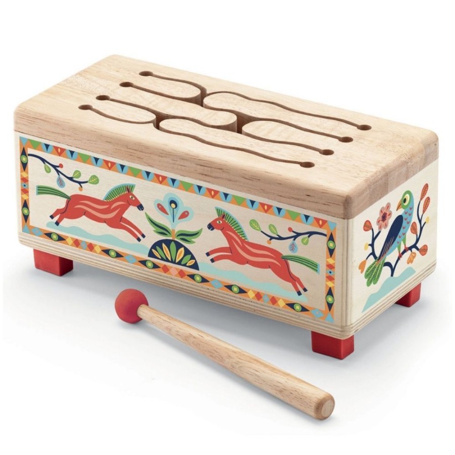 Djeco Djeco Animambo - Wooden Drum | Toys Musical Toys