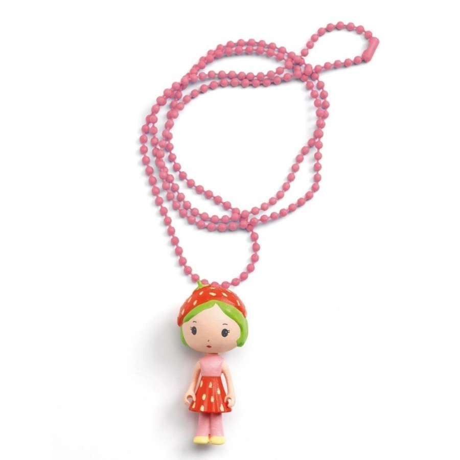 Djeco Djeco Tinyly Necklace - Berry Childrens Necklace | Toys Kids Dressing Up Accessories