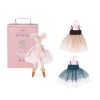 Moulin Roty Moulin Roty La Petite Ecole De Danse Tutu Suitcase With Mouse Doll | Toys Soft Play Toys