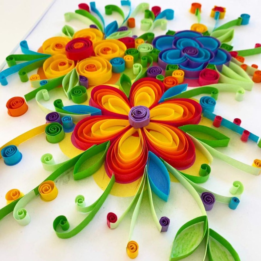 Sentosphere Sentosphere Quilling Art - In The Flowers | Crafts For Kids Creative Kits For Older Children