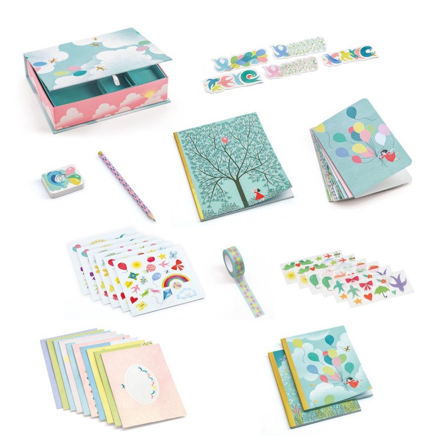 Djeco My Stationery Charlotte - Lovely Paper By Djeco | Kids Art Art Gift Sets