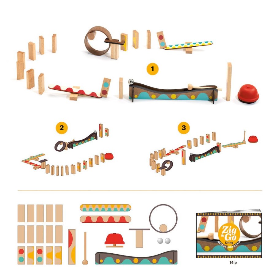 Djeco Djeco Zig & Go - 5642 25 Pieces | Toys Science Kits For Kids