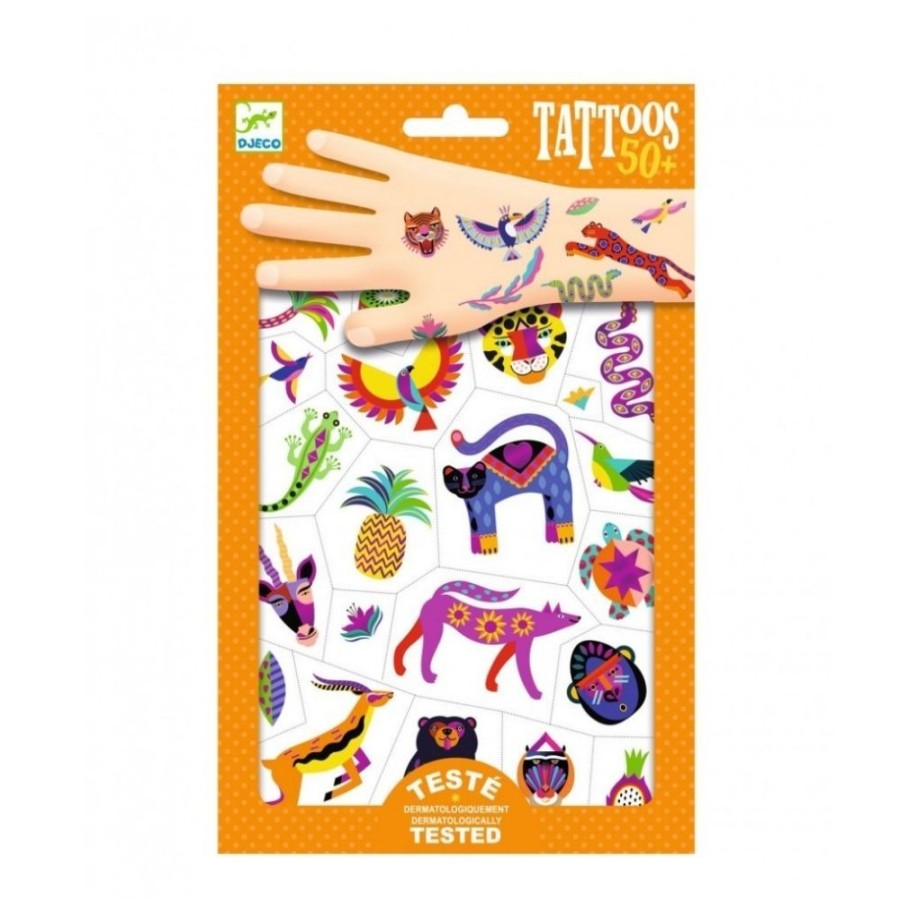 Djeco Djeco Tattoos - Wild Beauty | Crafts For Kids Stickers And Transfers