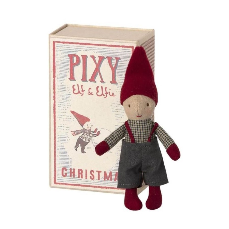 Maileg Maileg Pixie Elf In A Matchbox | Kids Room Soft Toys