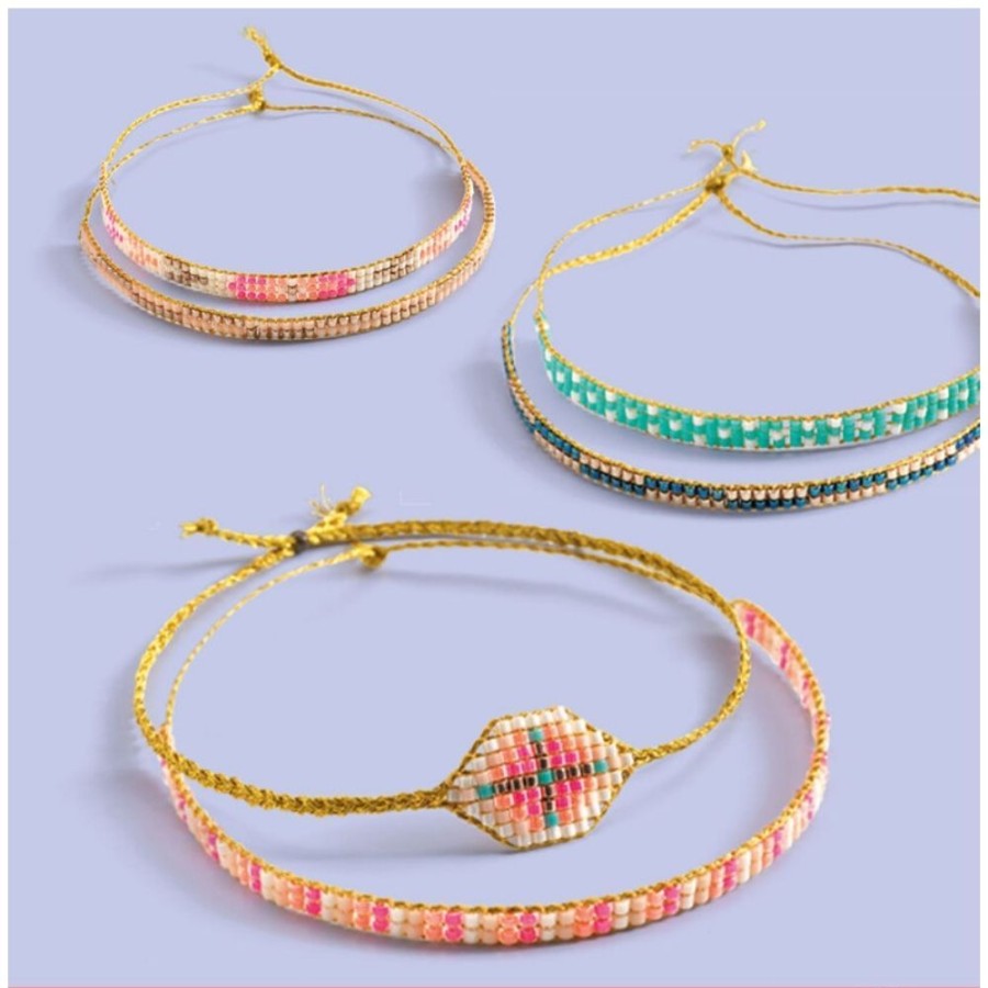 Djeco Djeco Bracelets And Loom - Tiny Beads | Sew & Knit Beads & Jewellery Making