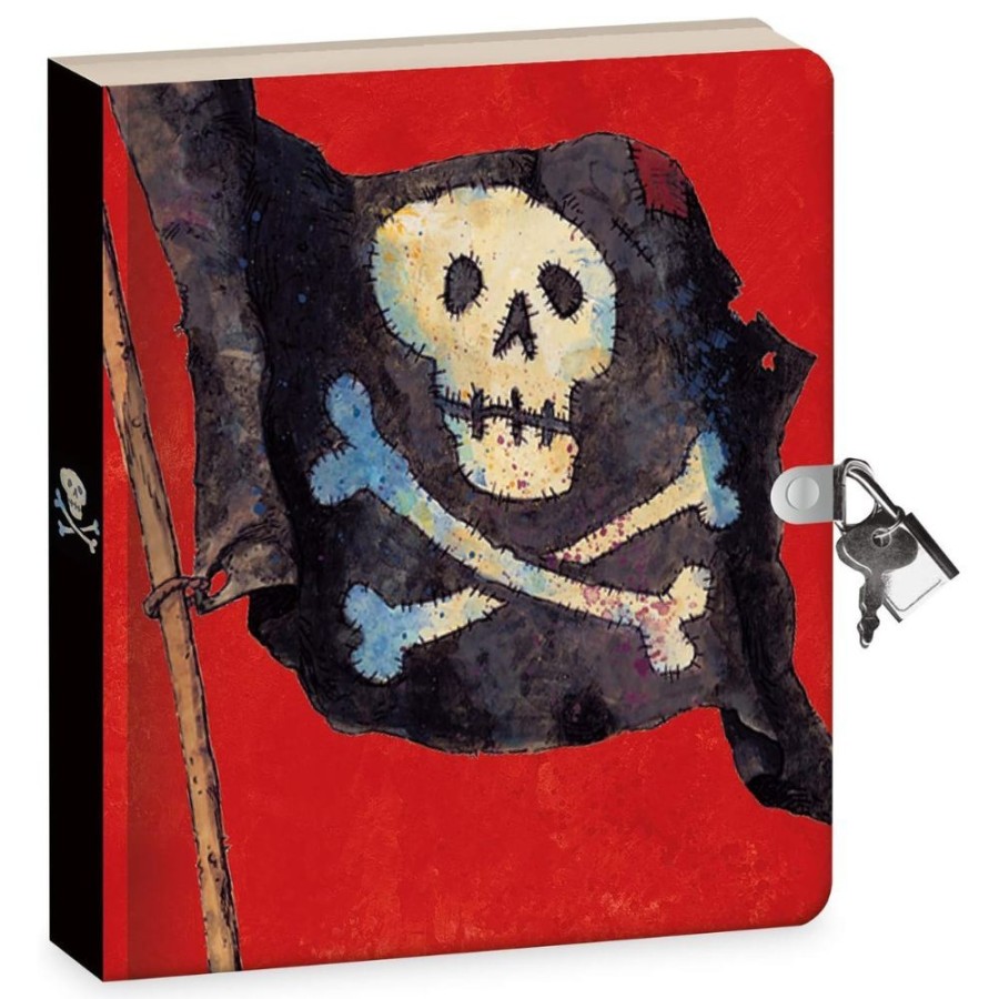 Peaceable Kingdom Peaceable Kingdom Pirates Lock And Key Diary | Kids Art Stationery And Diaries