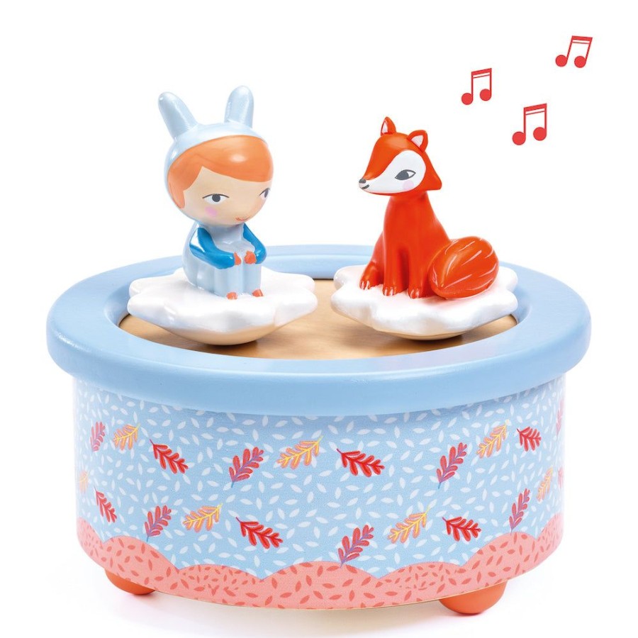 Djeco Djeco Magnetic Musical Box - Fox Melody | Kids Room Musical Boxes