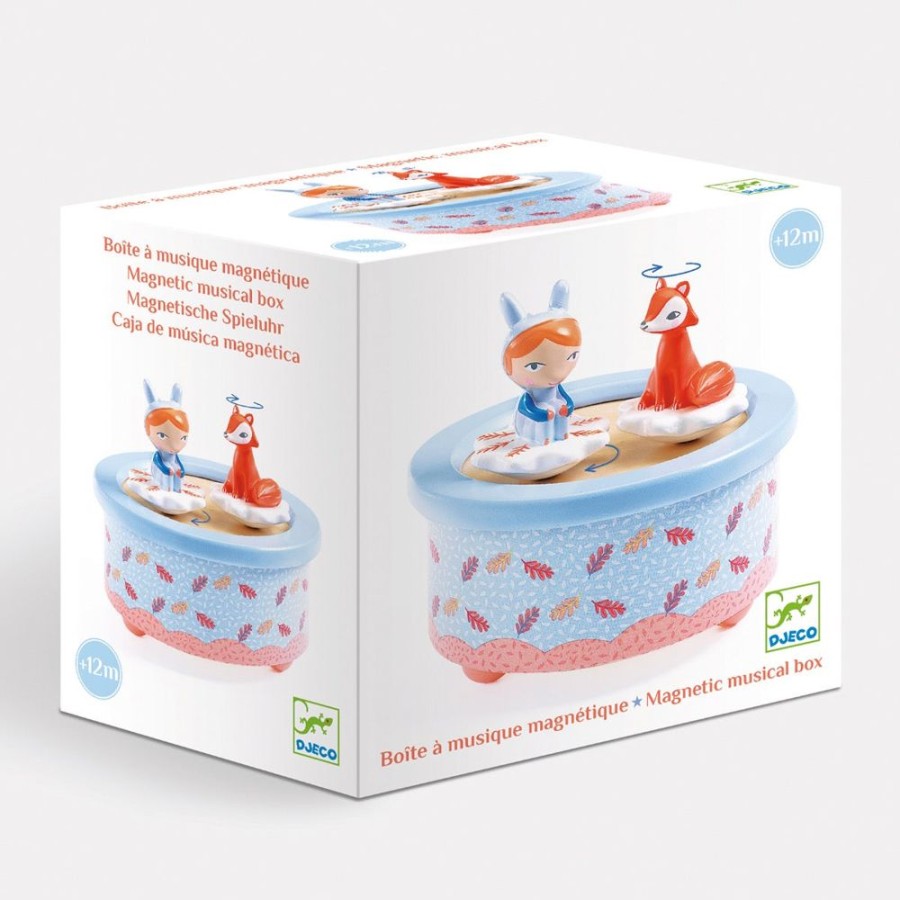 Djeco Djeco Magnetic Musical Box - Fox Melody | Kids Room Musical Boxes