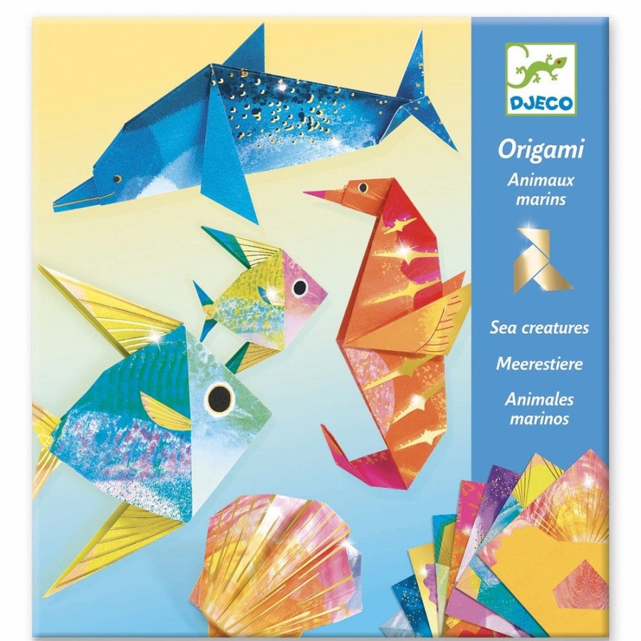 Djeco Djeco Origami - Sea Creatures | Crafts For Kids Easy Origami