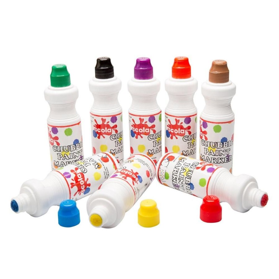 Scola Scola Chubbie Paint Markers | Kids Art Art Supplies And Easels