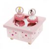 Trousselier Trousselier Music Box - Dancing Ballerina Rose | Kids Room Musical Boxes