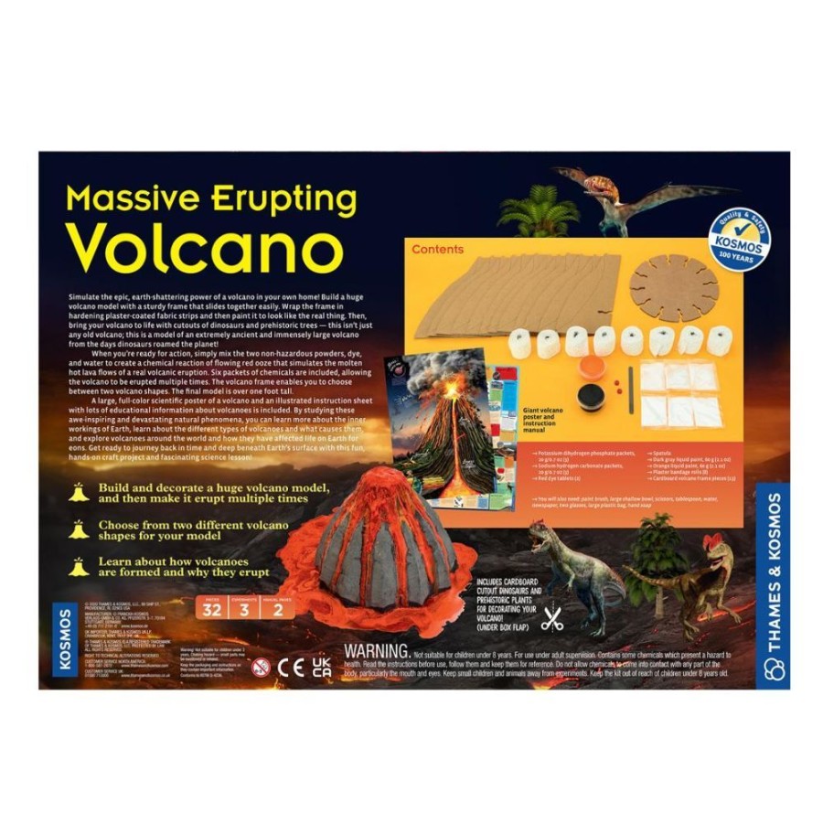 Thames and Kosmos Stem Thames & Kosmos Massive Erupting Volcano | Toys Science Kits For Kids