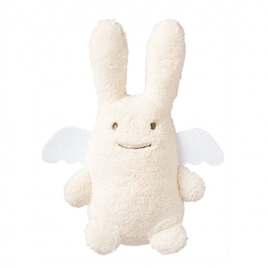 Trousselier Trousselier Angel Bunny Soft Toy With Rattle Ivory 20Cm | Toys Sensory Toys