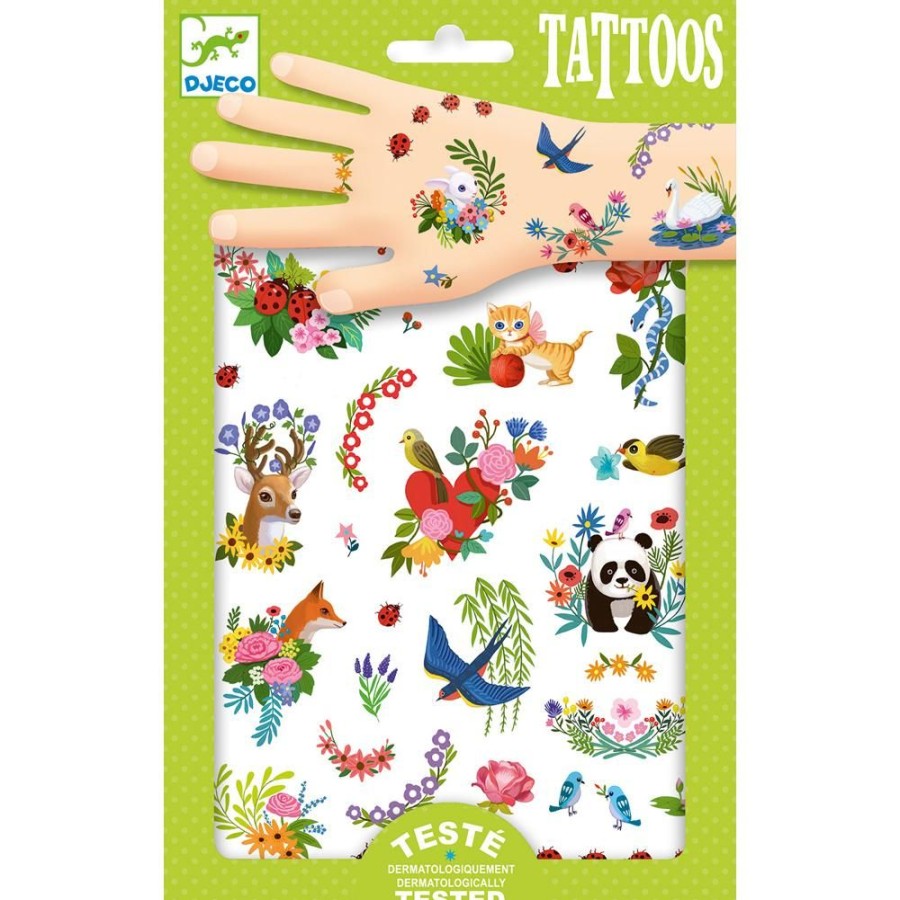 Djeco Djeco Tattoos Happy Spring | Crafts For Kids Stickers And Transfers