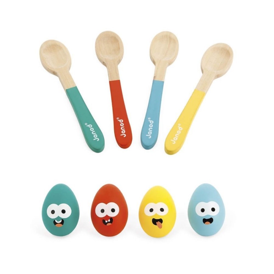 Janod Janod Wooden Egg & Spoon Race | Toys Wooden Toys & Games