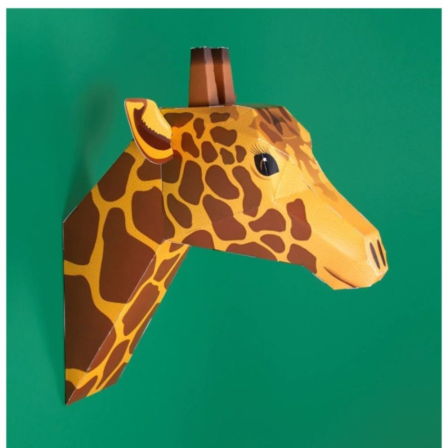 Clockwork Soldier Clockwork Soldier - Create Your Own Gentle Giraffe Head Wall Art | Crafts For Kids Making & Modelling