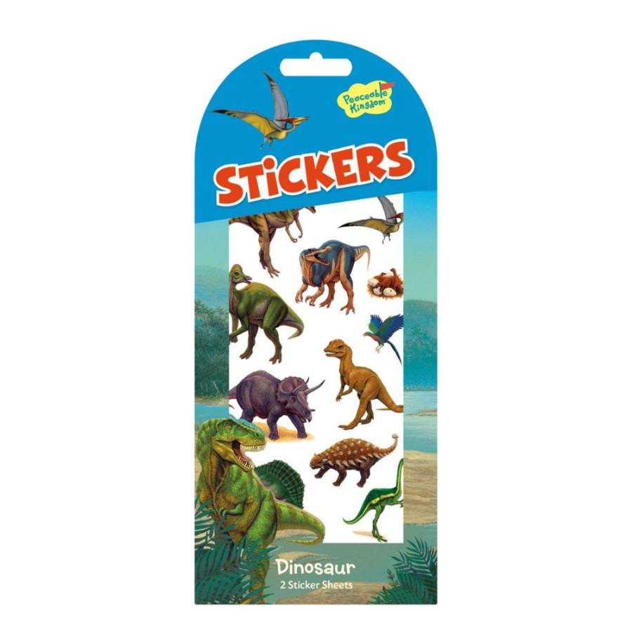 Peaceable Kingdom Peaceable Kingdom Dinosaurs Stickers | Crafts For Kids Stickers And Transfers