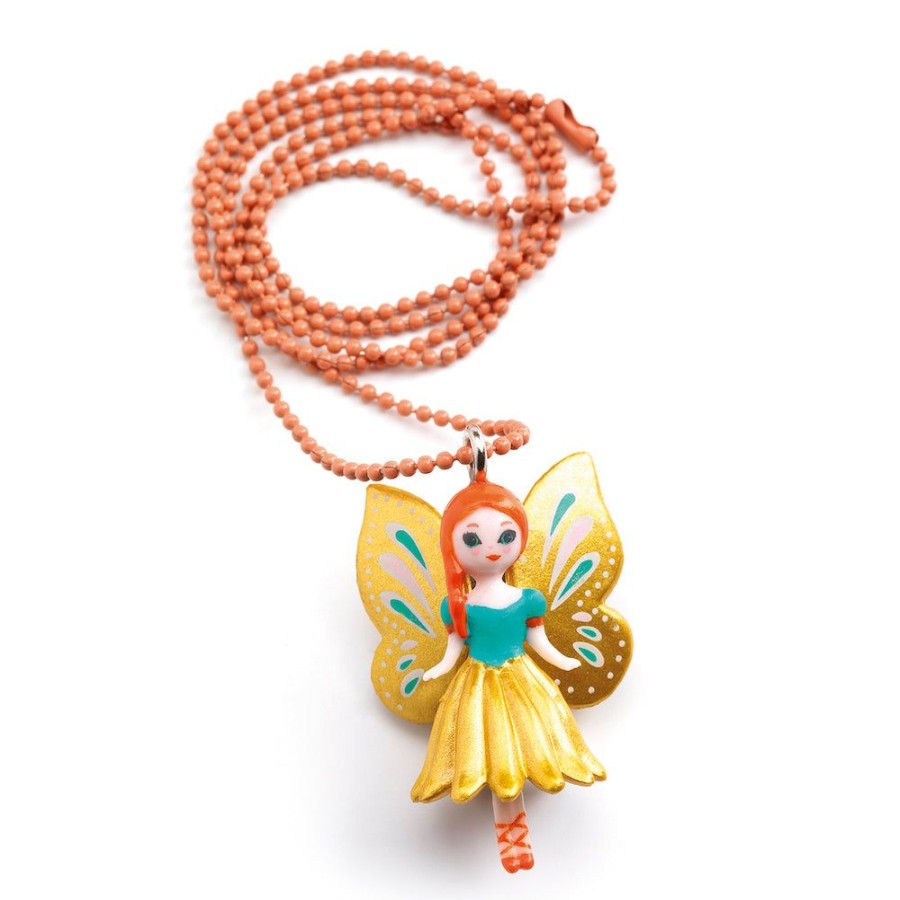 Djeco Djeco Butterfly Charm Necklace | Kids Art Djeco Lovely Paper