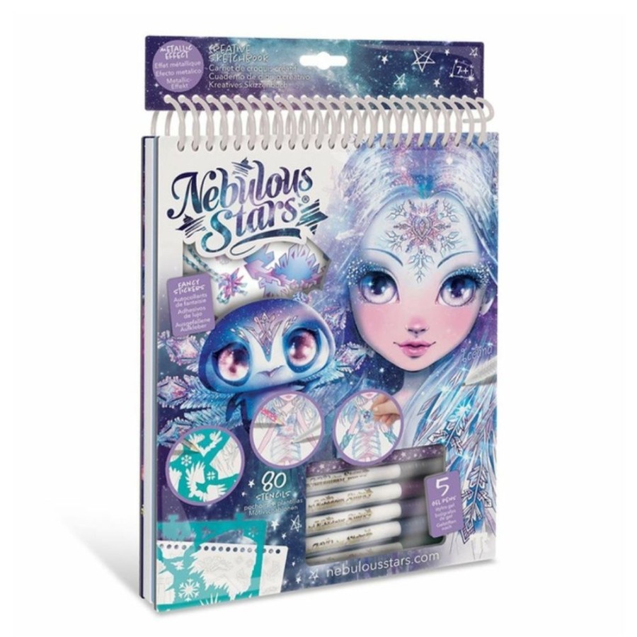 Nebulous Stars Nebulous Stars Crystal Sketchbook - Iceana | Kids Art Sketchbooks And Stencils