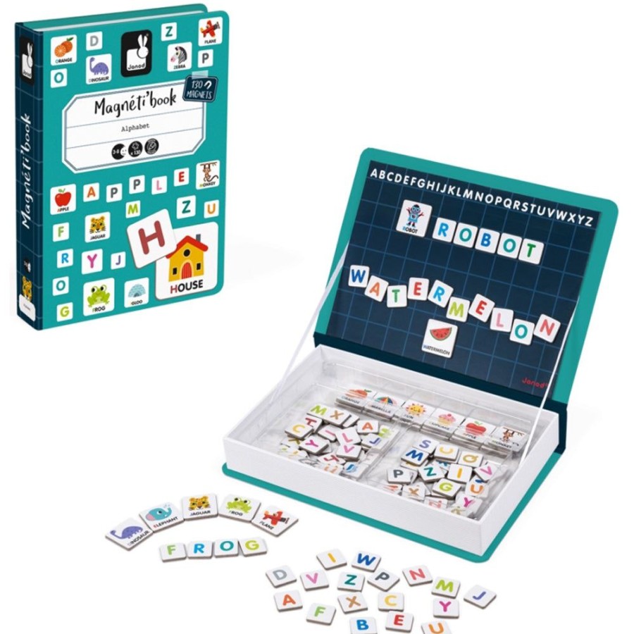 Janod Janod English Alphabet Magneti' Book | Toys Magnetic Toys