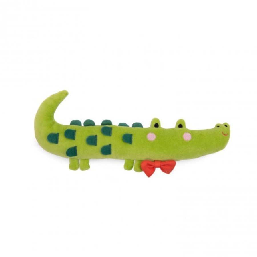 Moulin Roty Moulin Roty Crocodile Rattle - Les Toupitis | Kids Room Soft Toys