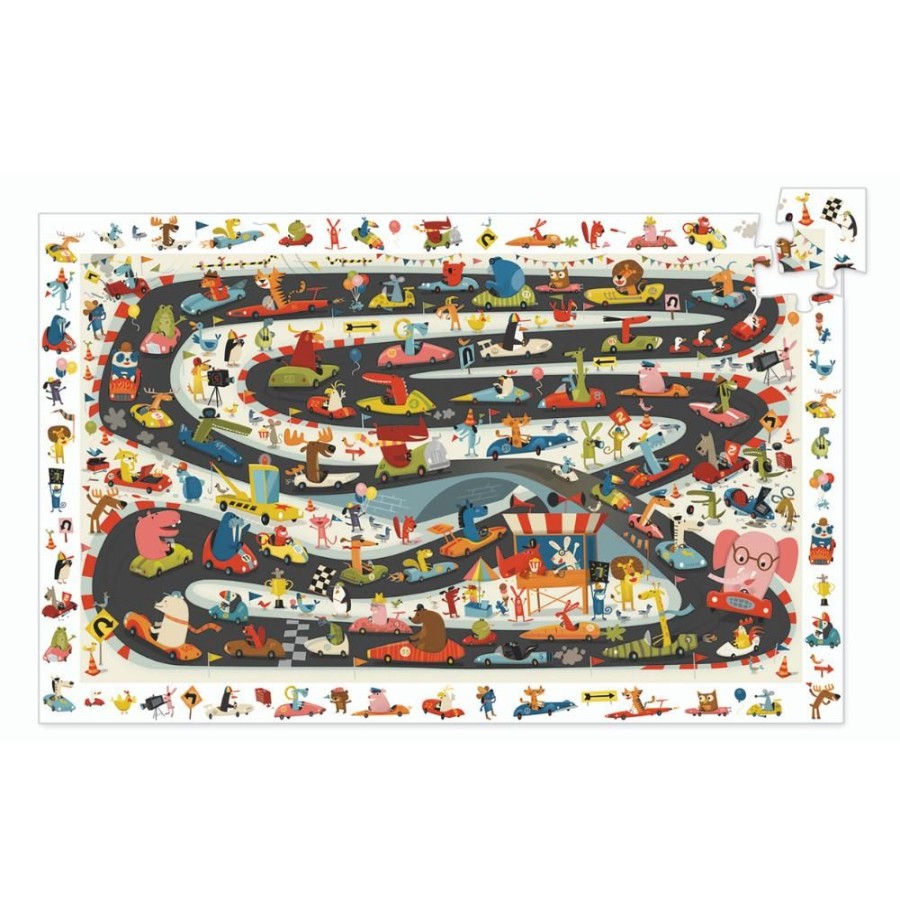 Djeco Djeco Observation Jigsaw Puzzle - Car Rally | Toys Jigsaw Puzzles