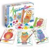 Aquarellum Aquarellum Junior Owls | Kids Art Painting Sets And Colouring By Numbers