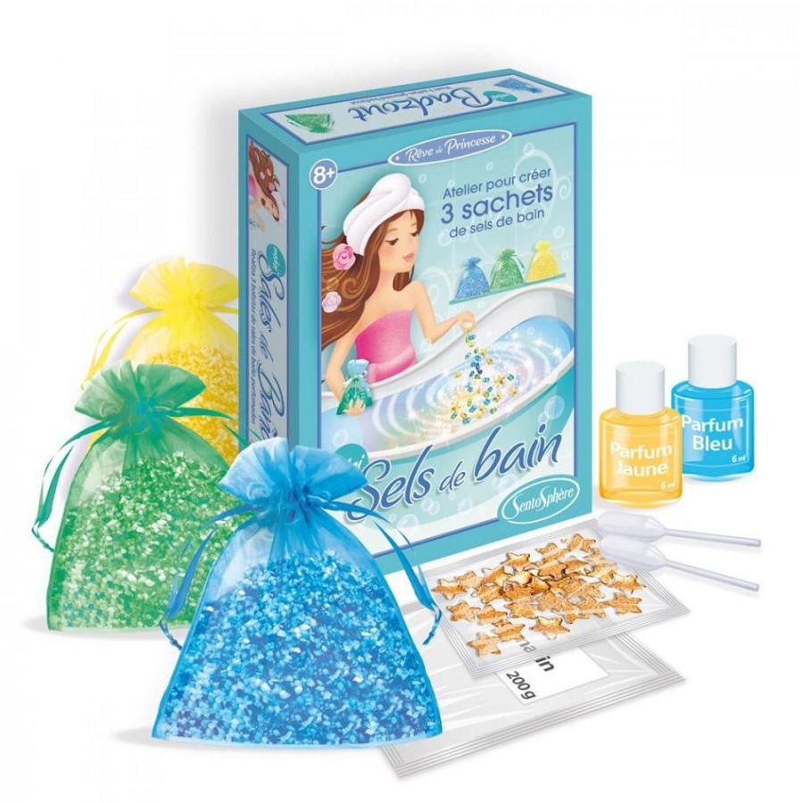 Sentosphere Sentosphere Mini Make Your Own Bath Salts Kit | Crafts For Kids Making & Modelling