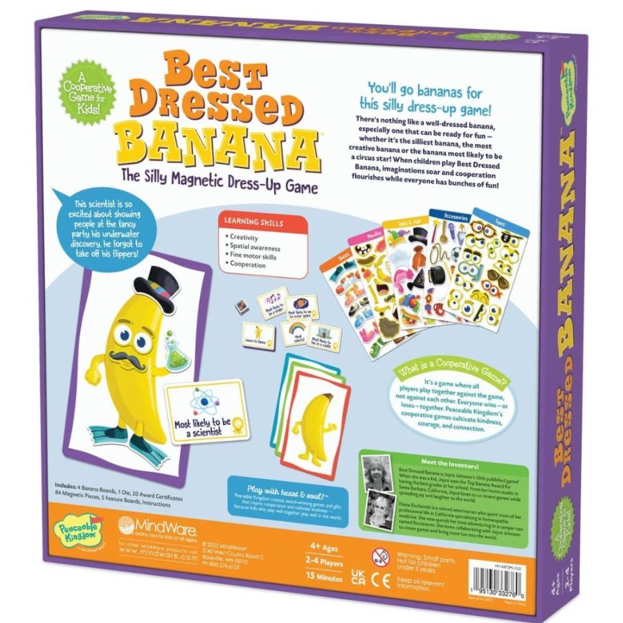 Peaceable Kingdom Peaceable Kingdom Best Dressed Banana | Toys Toddler Games