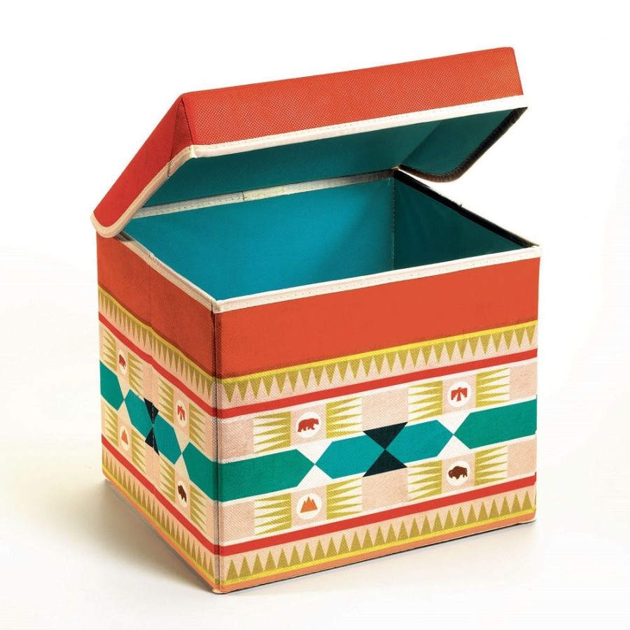 Djeco Djeco Seat Toy Box - Tipi | Toys Playhouses And Indoor Tents