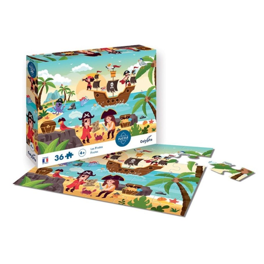 CalyptoNEW! Calypto Jigsaw Puzzle - Pirates 36 Pieces | Toys Jigsaw Puzzles