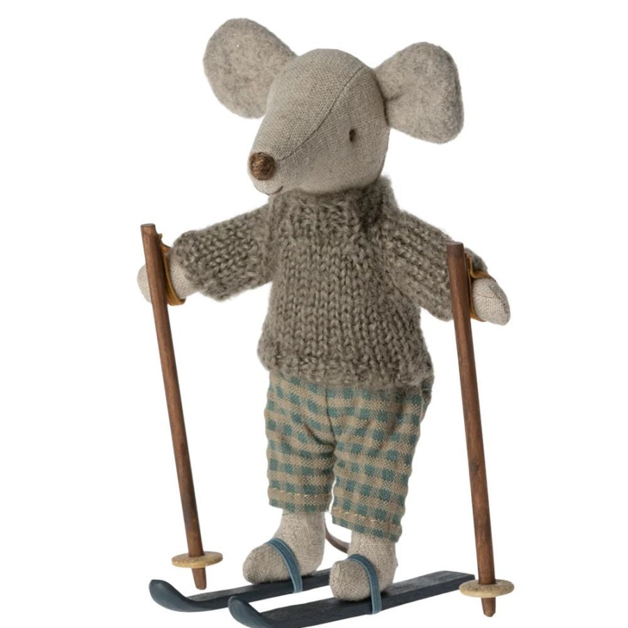 Maileg Maileg Winter Mouse With Ski Set, Big Brother | Toys Imaginative Play