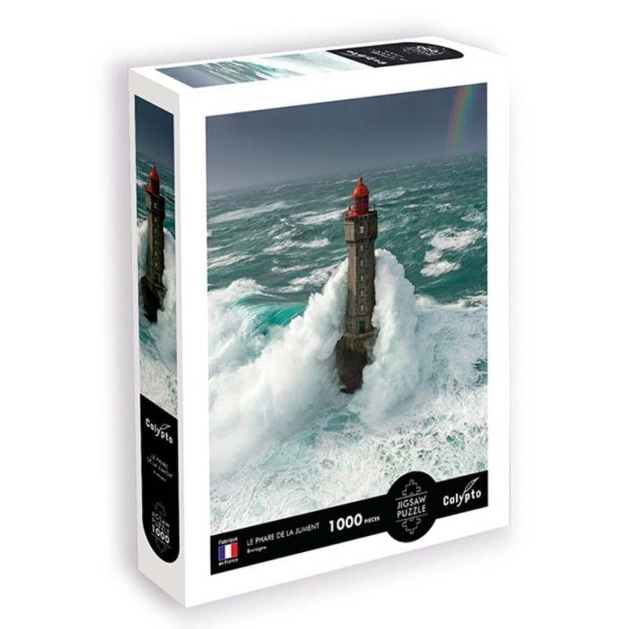 CalyptoNEW! Calypto Jigsaw Puzzle 1000 Piece - Lighthouse Of La Jument | Toys 1000 Piece Jigsaw Puzzles