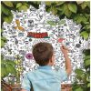 Eggnogg Colouring In Eggnogg Colour-In Giant Poster / Tablecloth - Secret Garden | Kids Art Colouring In & Posters