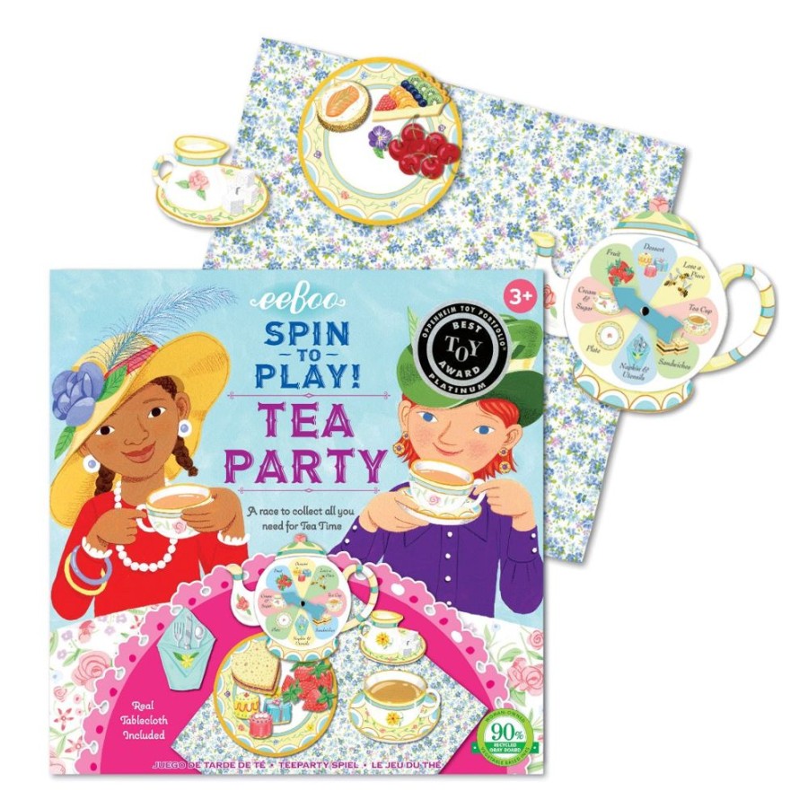 eeBoo Eeboo Tea Party Spinner Game | Toys Toddler Games