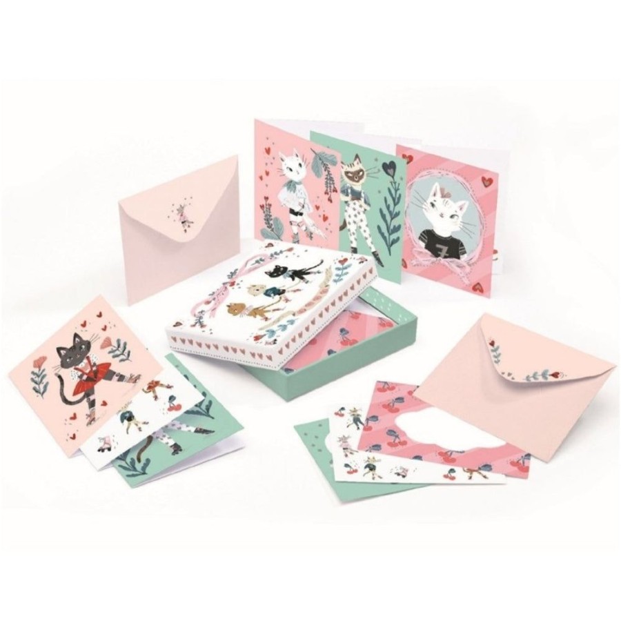 Djeco Lucille Writing Box - Djeco Lovely Paper Stationery | Kids Art Stationery And Diaries