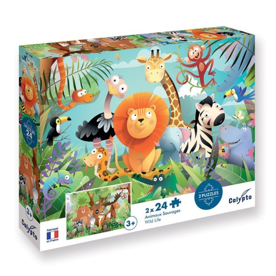 CalyptoNEW! Calypto Jigsaw Puzzle - Wild Life 24 Pieces | Toys Jigsaw Puzzles