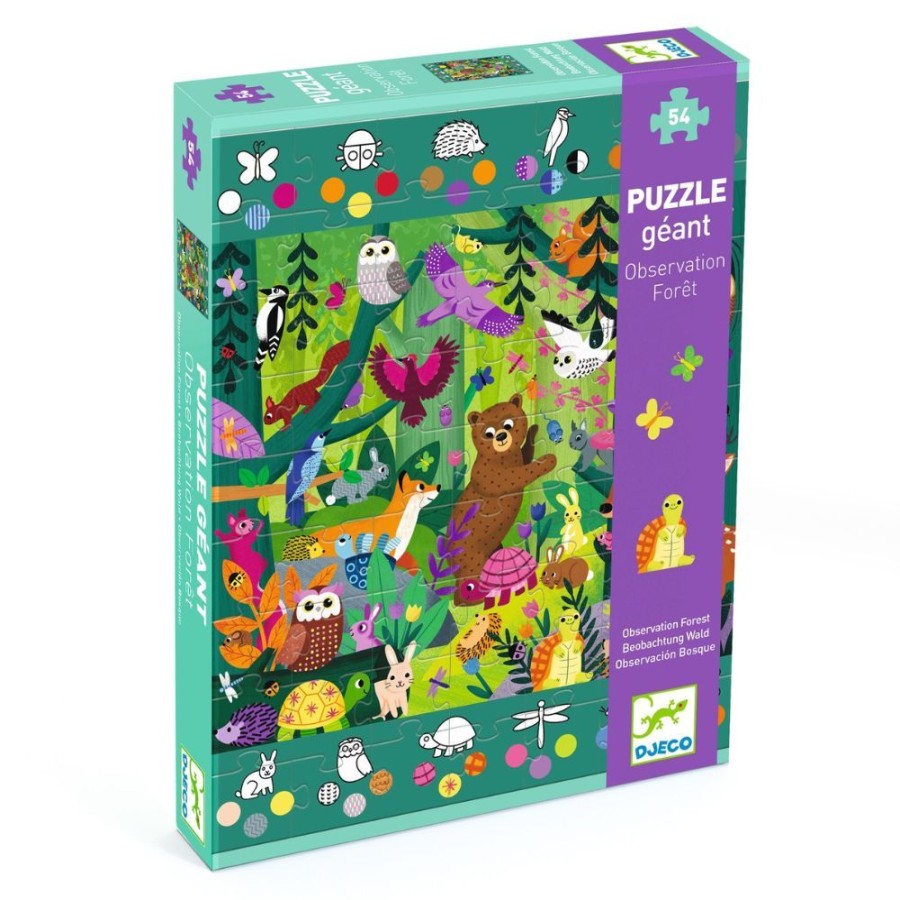 Djeco Djeco Giant Puzzles - Observation Forest | Toys Jigsaw Puzzles