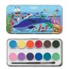 eeBoo Eeboo 12 Watercolours - In The Sea | Kids Art Art Supplies And Easels