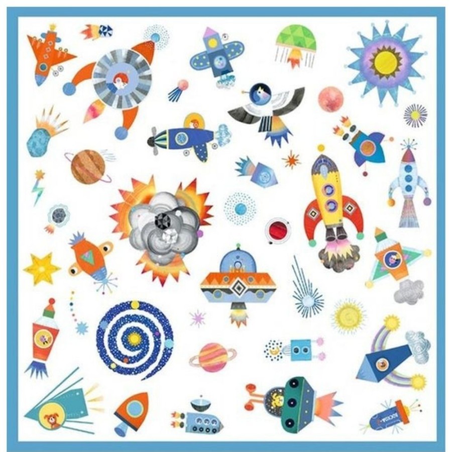 Djeco Djeco Stickers - Interstellar | Crafts For Kids Stickers And Transfers