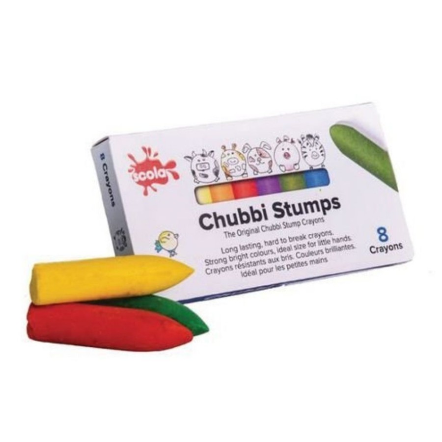 Scola Scola Chubbi Stumps Box Of 8 | Kids Art Art Supplies And Easels