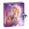 Peaceable Kingdom Peaceable Kingdom Unicorn Lock And Key Diary With Invisible Pen | Kids Art Stationery And Diaries