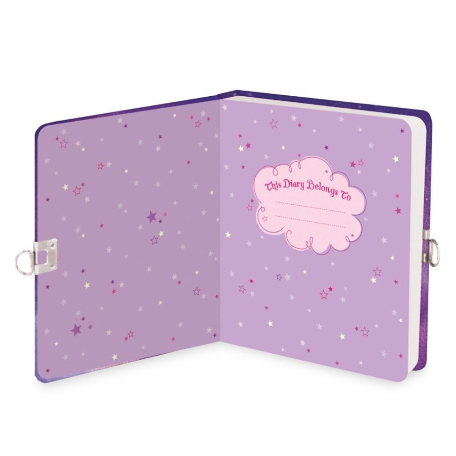 Peaceable Kingdom Peaceable Kingdom Unicorn Lock And Key Diary With Invisible Pen | Kids Art Stationery And Diaries