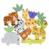 Orange Tree Toys Orange Tree Toys -Wooden Jungle Stacking Animals | Toys Wooden Toys & Games